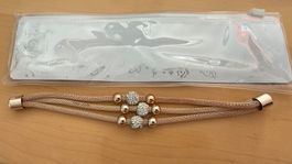 Armband ✨roségoldfarben m. Strasssteinen NEU u. OVP