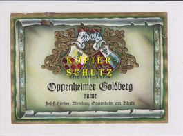 Etikette - Oppenheimer Goldberg natur /bd