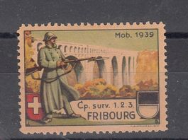 Hd Bewachungsdienst 4/1* Cp.Surv.1.2.3.Friburg Kat.125.-