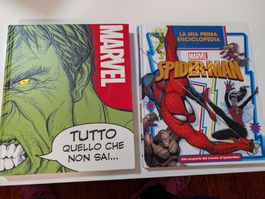 Marvel -2 libri : Hulk e Spiderman -Italiano -2017 + 1 peluc