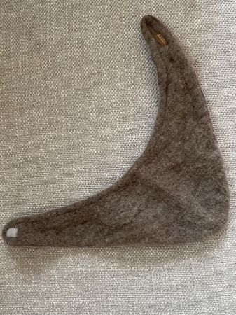 Maximo Halstuch braun Wolle gebraucht super Zustand