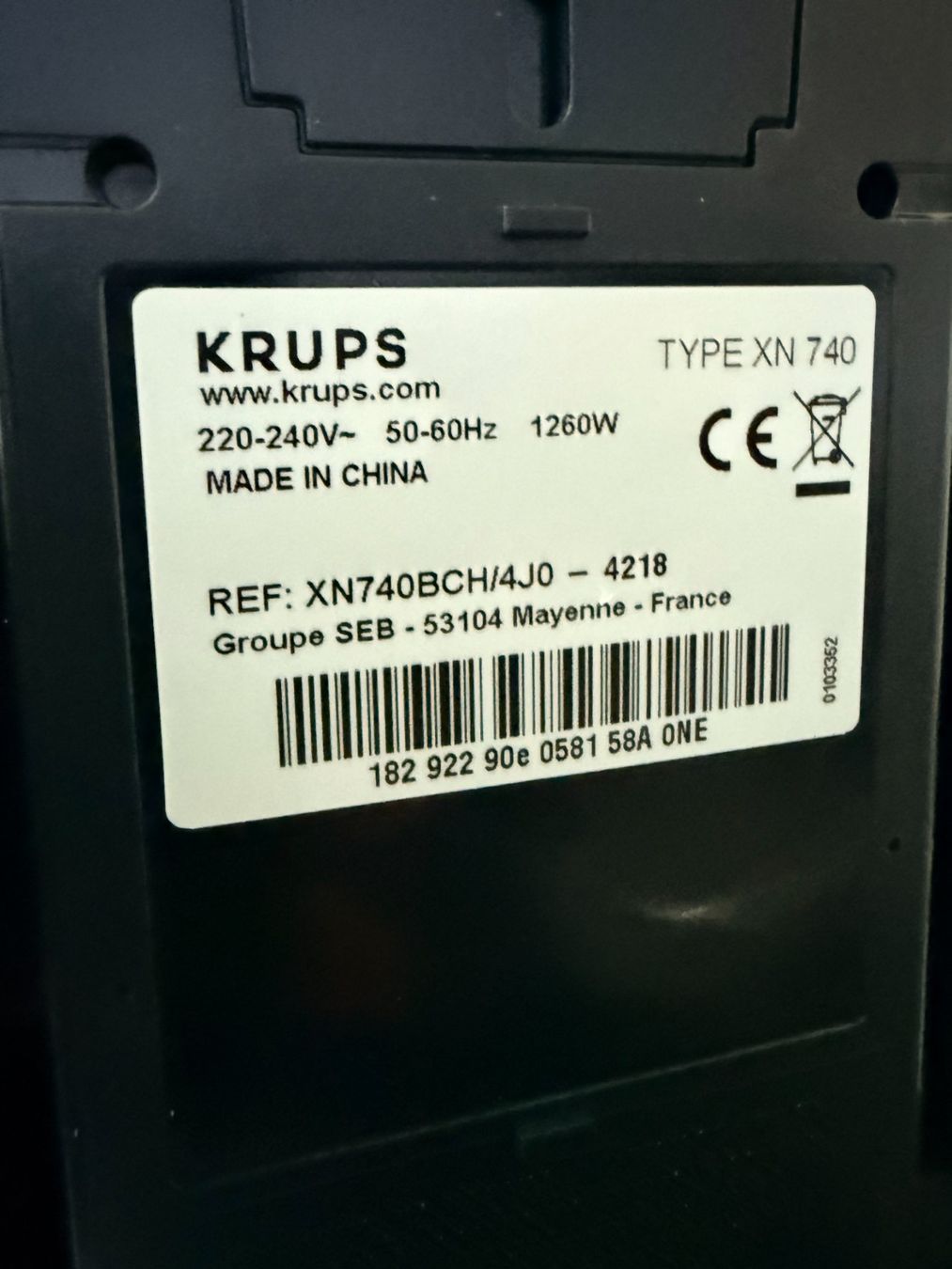 Krups Macchine per caffè & Macchine per espresso: Nespresso Krups Citiz XN740 – Usato da Frick venduto da Skychief01 5