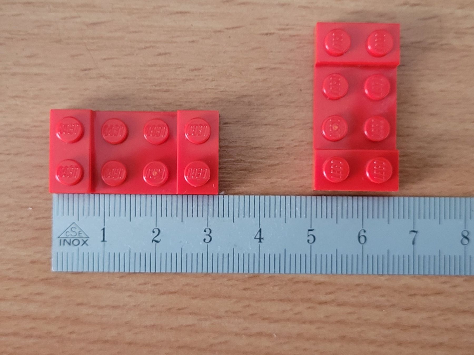 Lego Baukästen: Lego - Pièce de rechange de forme spéciale - 2x rouge – Gebraucht aus Payerne von tintin08 3
