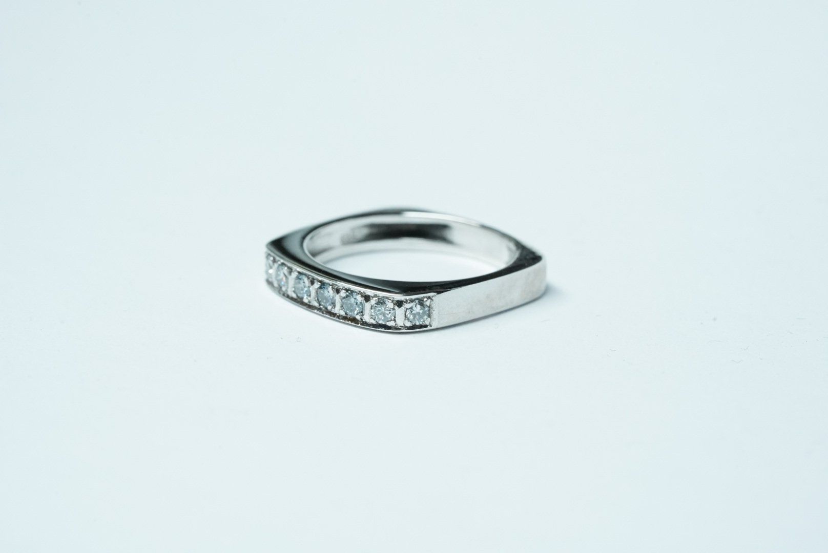 Anelli: 18k Weissgold Diamantring – Usato da Bülach venduto da Re-Jewelled 2