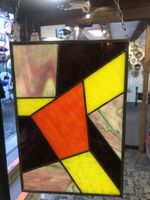 Farbenfrohes Tiffany Glasbild Unikat Handarbeit