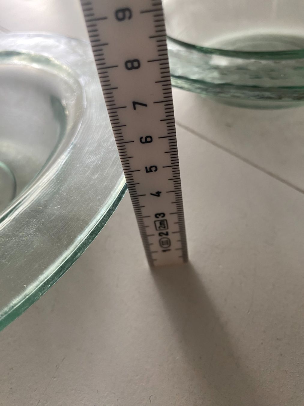 Glasi Hergiswil Piatti: 2 grosse, tiefe Glas-Teller, Hergiswil? – Usato da Gümligen venduto da Primeselection 2
