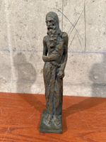 Statuette bronze vieil homme - artisanat d'art,
