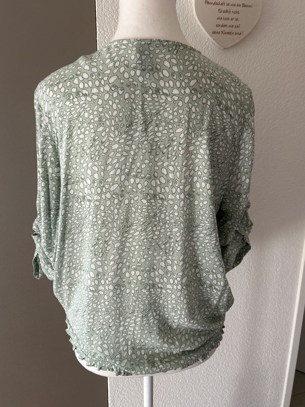 Camicette: 3/4 Arm Blusenshirt mint mit Muster von Multiblu Gr. 40 – Usato da Brunnen venduto da Nala2929 5