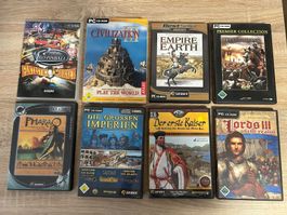 Strategiespiele Sammlung PC Win 98 / 2000 Pharao, Civ 3, etc