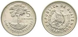 5 Centavos Guatemala 1987