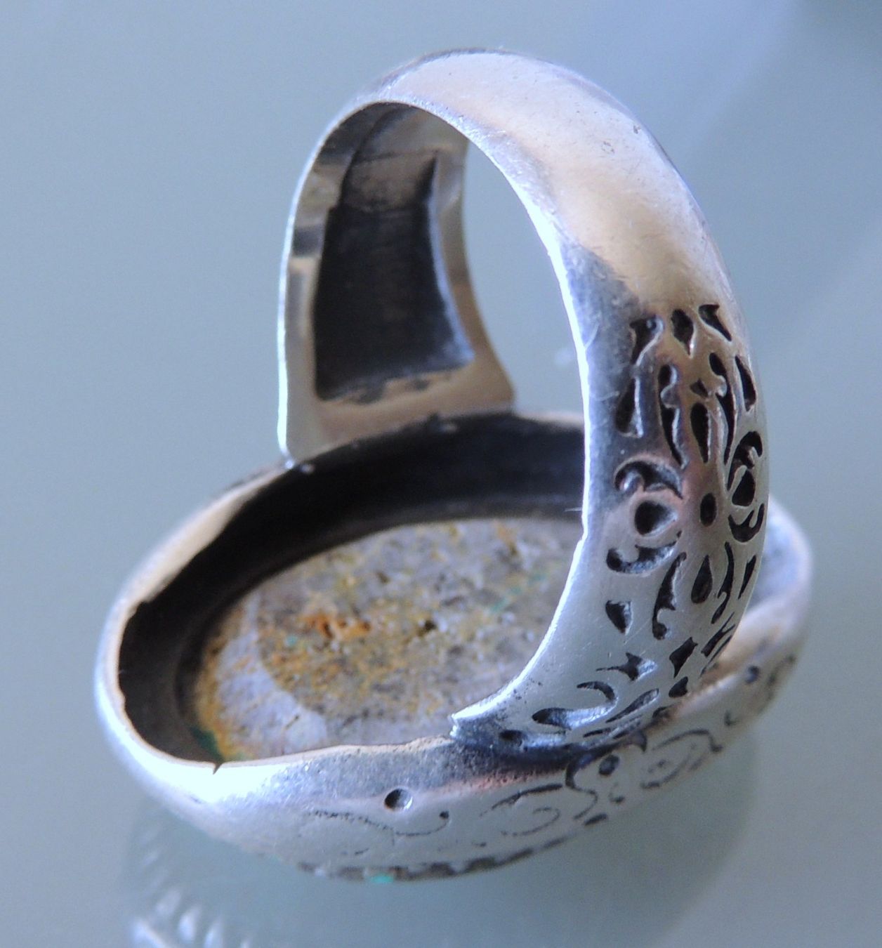 Bagues: Silber 800 Türkis Fingerring Gr. 68 – D'occasion à Waldenburg par schaller707 4