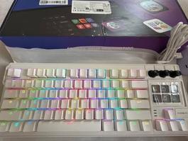 Clavier Gamer RGB - Edition Blanche