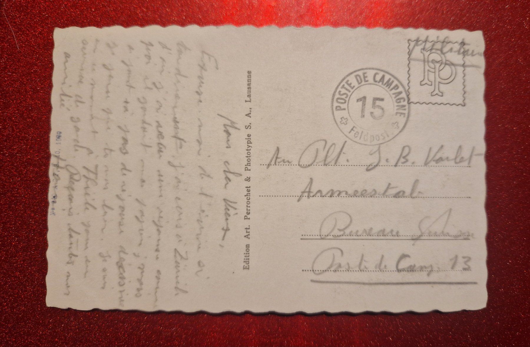 Cartoline postali: Neuenburgersee - Coup de Joran alt – Usato da Melchnau venduto da Fishel 1