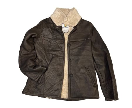 Lederjacke mit australischer Schearling-Wolle