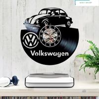 Vinyl Wanduhr Volkswagen Käfer Nostalgie