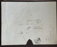 HISTORISCHES HANDSCHRIFTLICHES DOKUMENT VON 1841