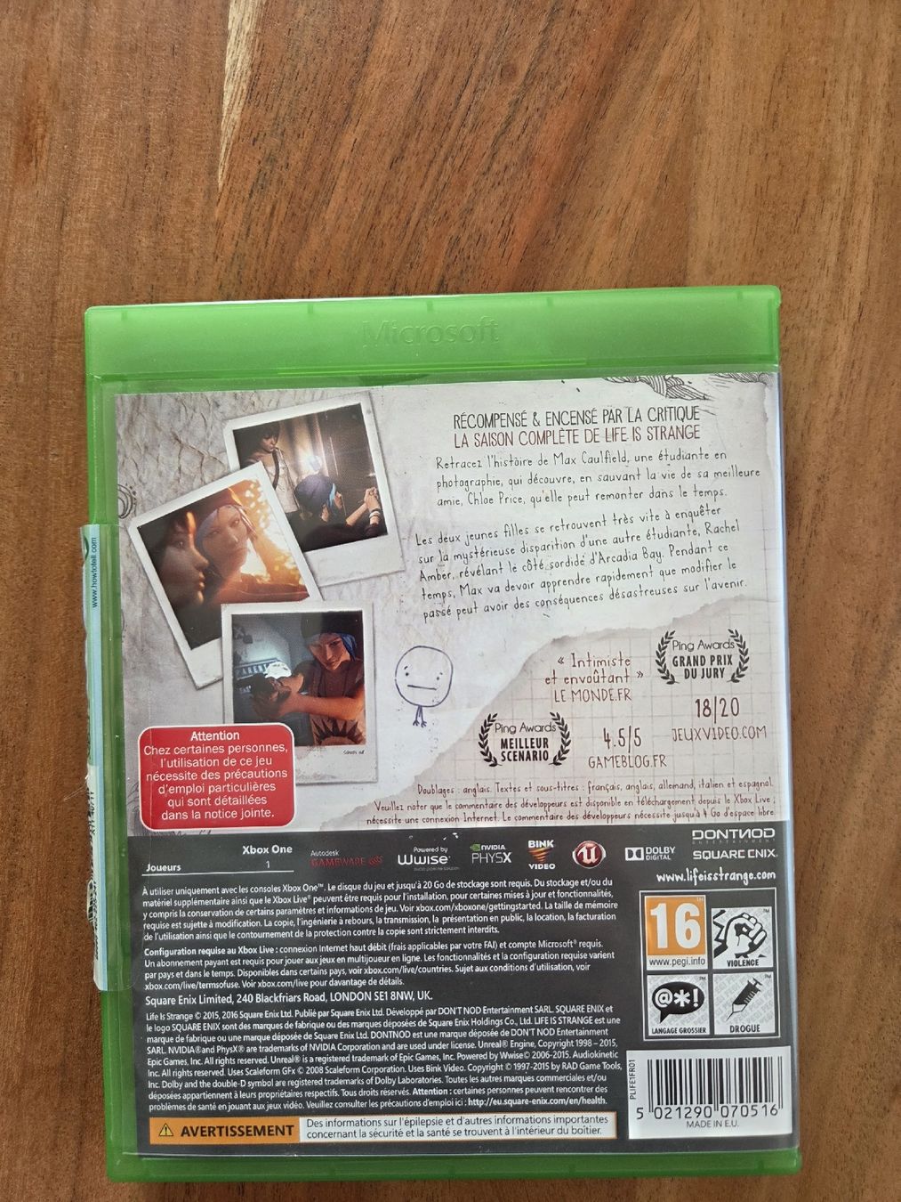 Giochi: Jeu XBOX ONE "Life is strange" – Usato da Les Vérines venduto da Doubulle 1