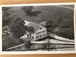 Alte Ansichtskarte Rest. zur frohen Aussicht Lohn 1961