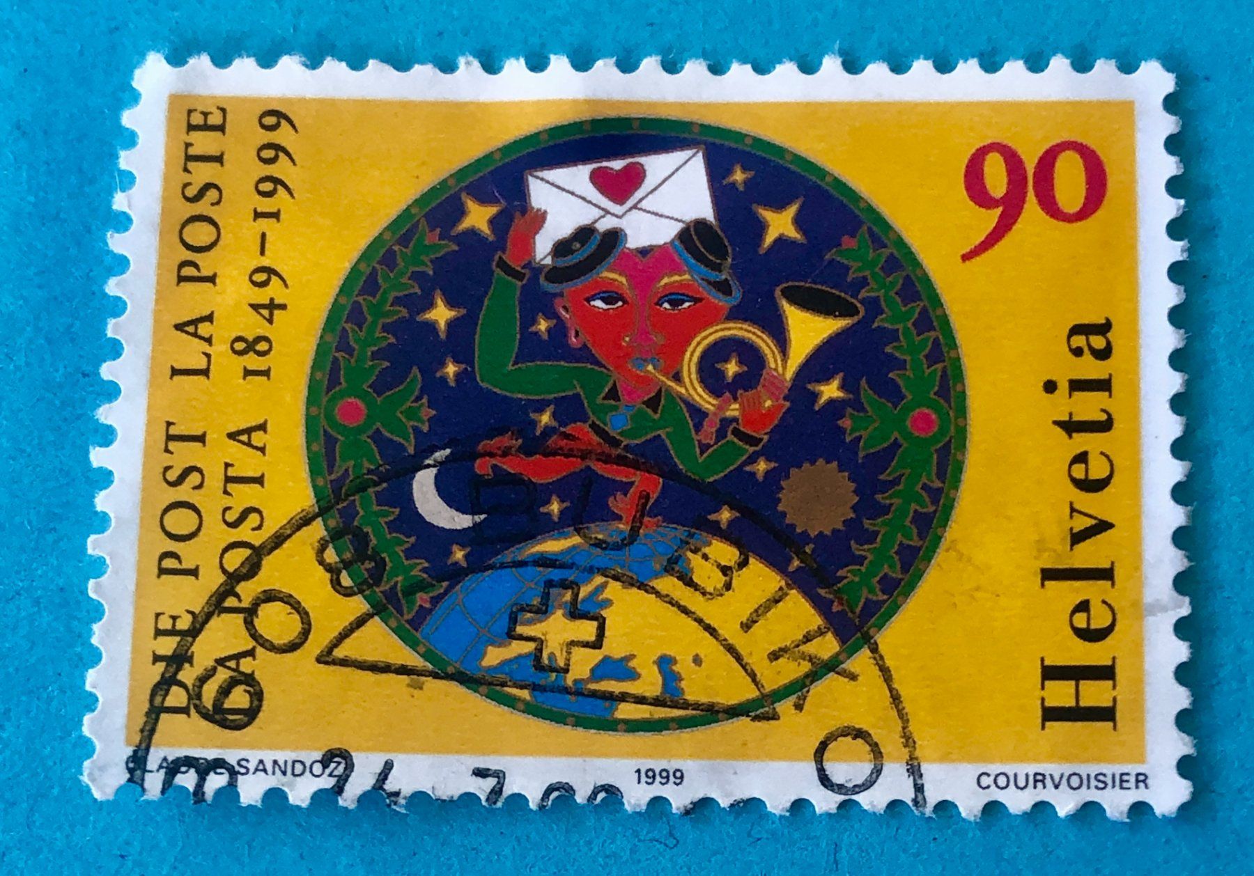 Tutti i francobolli: Nr.963 Werbe und Herzmännchen GESTEMPELT     – Usato da Aarau venduto da Billa007