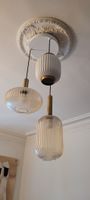 Lustre suspension verre et céramique comme neuf