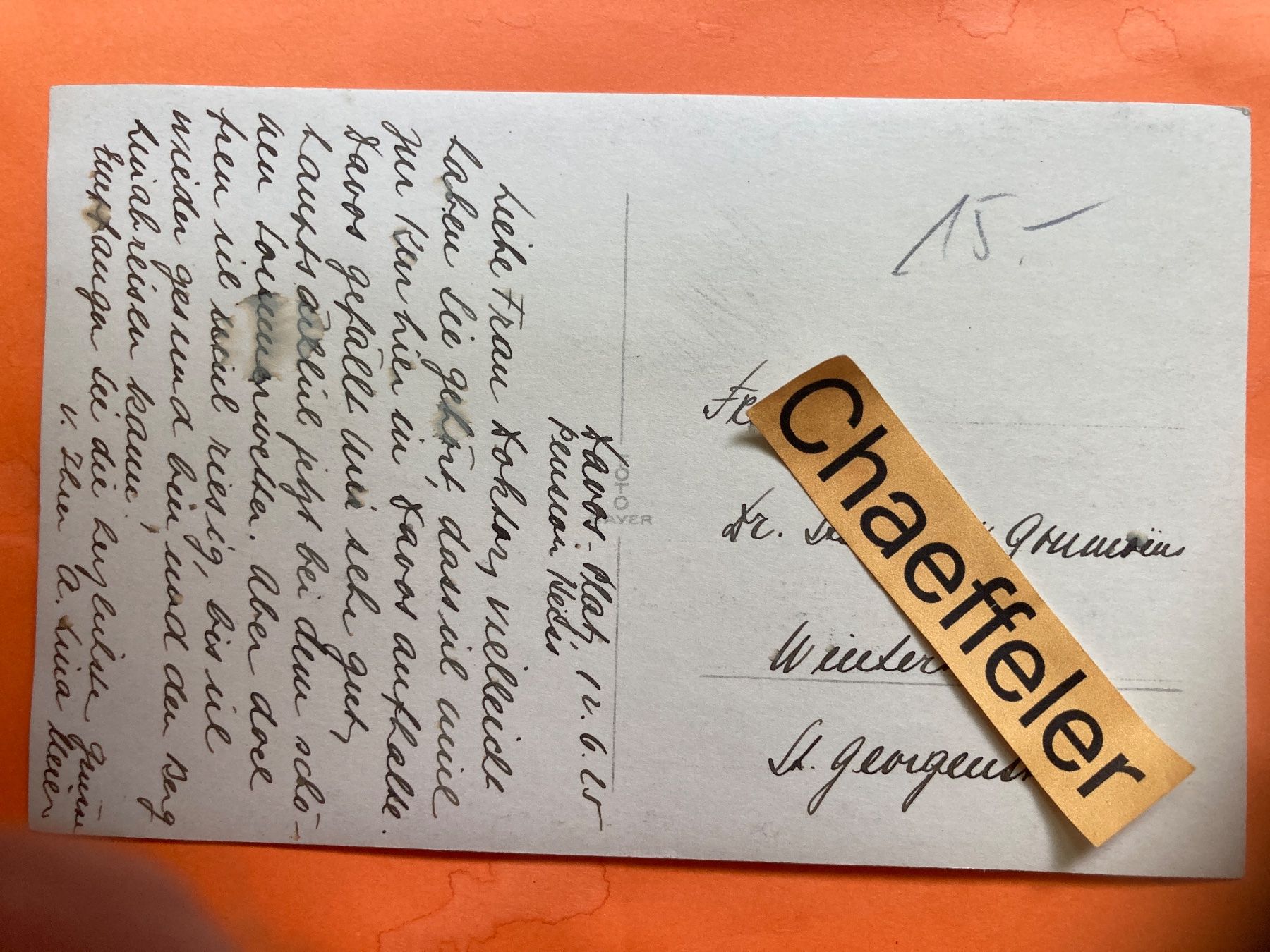 Cartes postales: 1925 Davoser-See – D'occasion à Zürich par Chaeffeler 1
