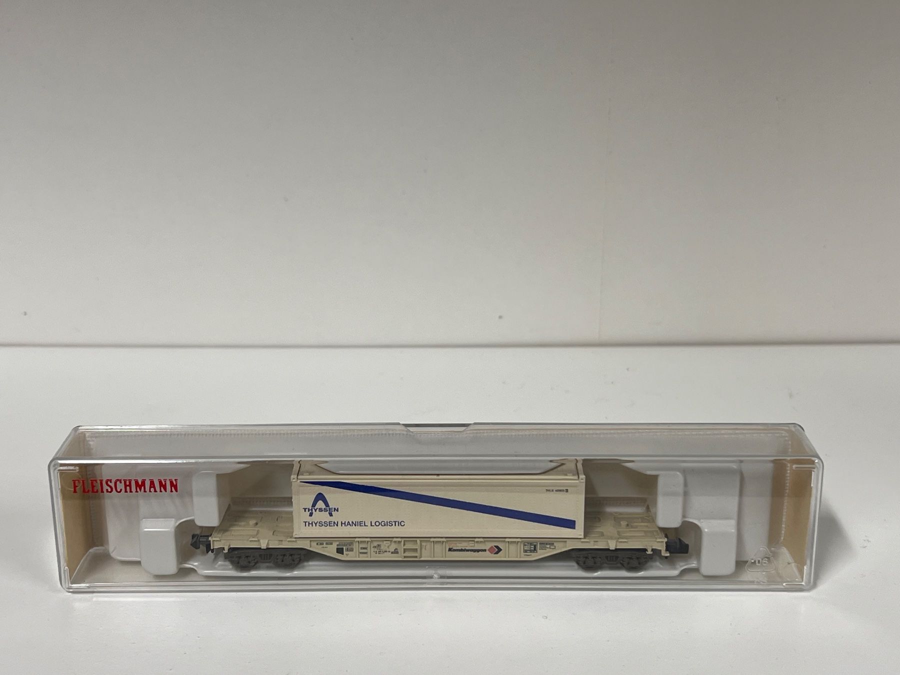 Fleischmann Modellini di ferrovie: Fleischmann 8246 K Thyssen Haniel Spur N – Nuovo e nell'imballaggio originale da Neuenhof venduto da ludovicco
