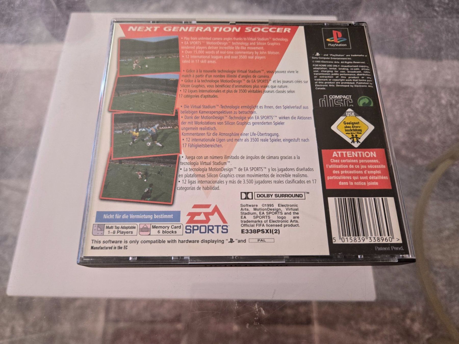 Giochi: FIFA 96 PS1 – Usato da Bussigny venduto da Kfdlt 1