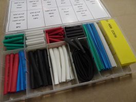 Neue Schrumpfschläuche bunt in Box