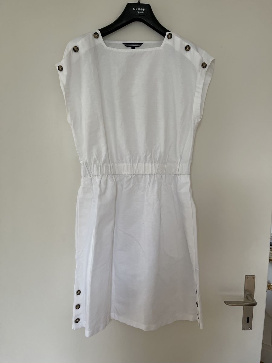 Tommy Hilfiger Vestiti: Tommy Hilfiger Leinenkleid weiss 38 – Nuovo (secondo la descrizione) da Herrliberg venduto da spunggi