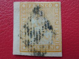 Strubel: 25B (25B1), breite ECKRÄNDER, schönes Stück, 250.-+
