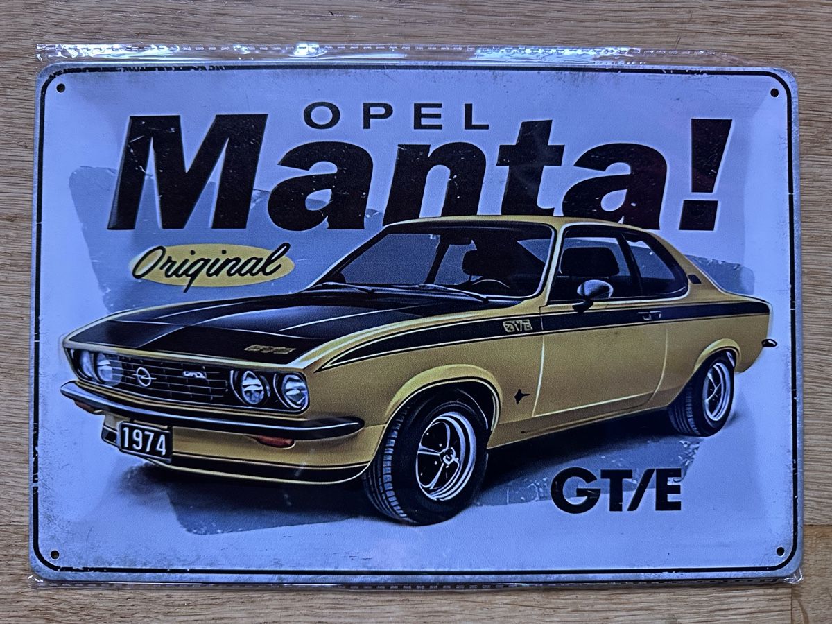 Insegne: Opel manta gt a Oldtimer Classic  – Nuovo (secondo la descrizione) da Reinach AG venduto da rares75