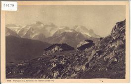 Paysage a la Creusaz sur Salvan