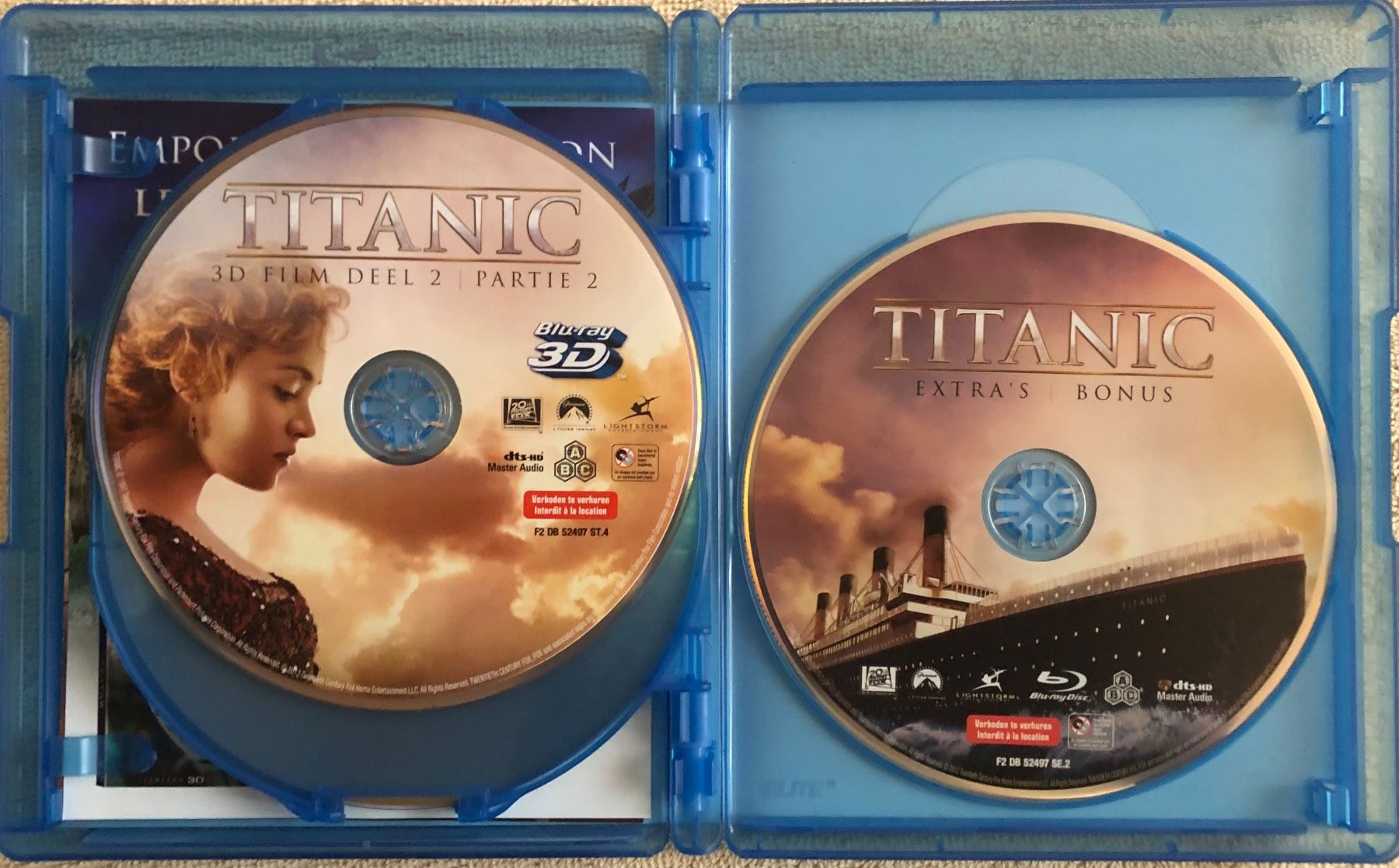 Tutti i DVDs: JAMES CAMERON - TITANIC – Usato da Poliez-Pittet venduto da Newtown-Records 4