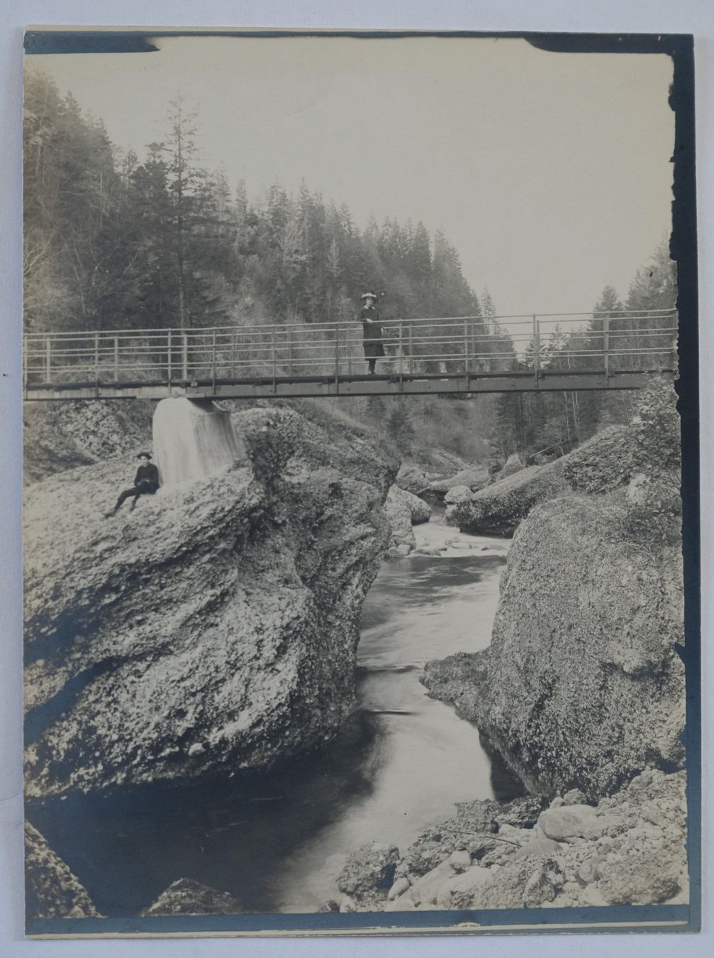 Foto & Immagini: Originalfotografie am Sihlsprung ca. 1925 / 30 – Usato da Ehrendingen venduto da nicoro50