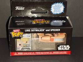Bitty POP! Rides Star Wars Luke Skywalker mit Speeder NEU!