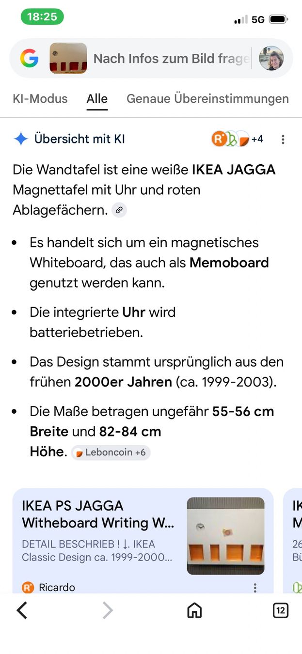 Ikea Tableaux: Ikea jagga memoboard – D'occasion à Dübendorf par rocki07 9