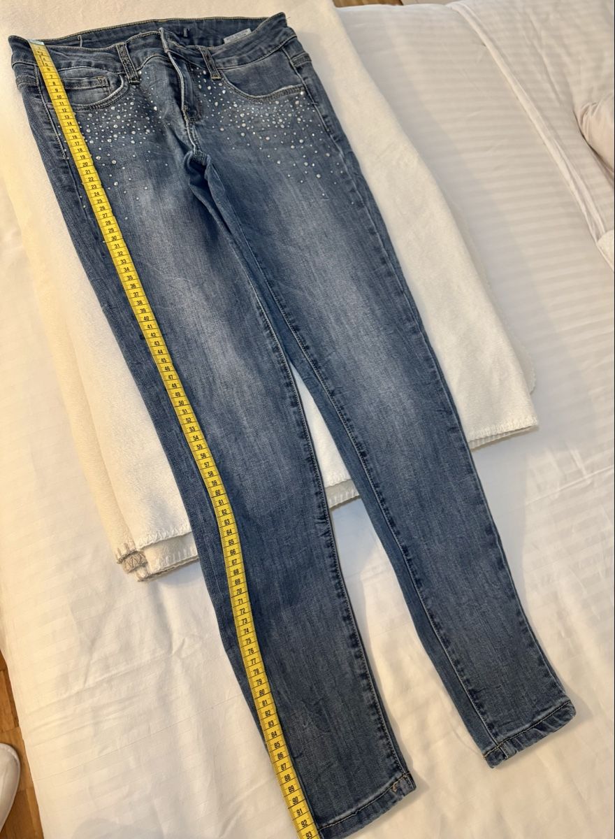 Jeans: Stylische Glitzerjeans Grösse 38 – Usato da zürich venduto da Bailey17 7