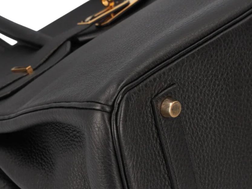 Hermès Borse da donna: HERMÈS | Birkin 35, Noir Clemence, Gold Hardware - 2001 – Usato da Zumikon venduto da Pauls_Collection 7