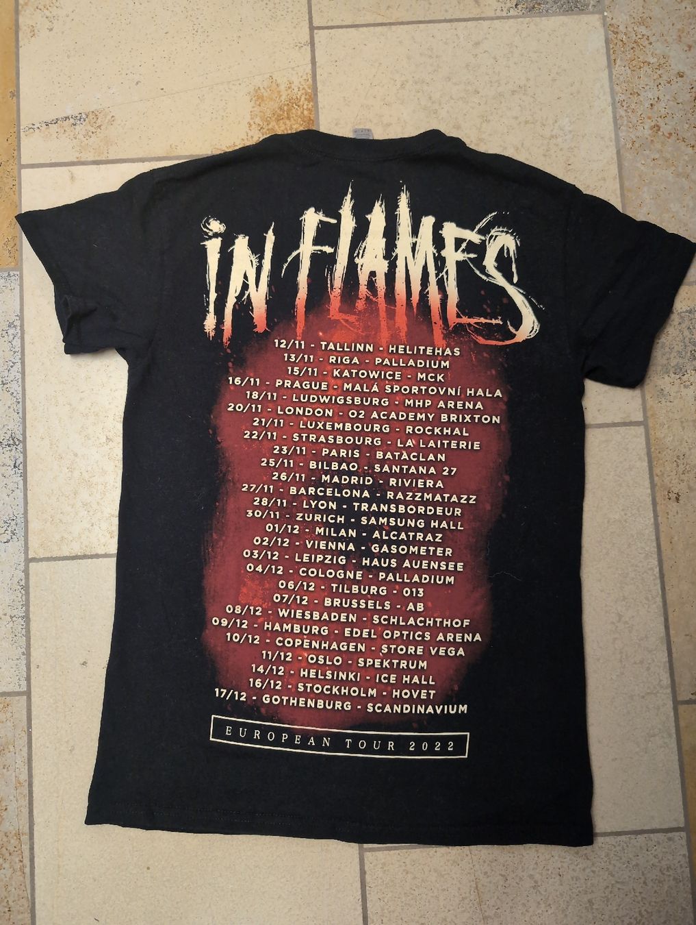 T-shirt: In Flames Band shirt Gr.S – Usato da Unterengstringen venduto da Freeskier02 1
