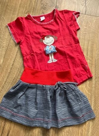 Baby shirt & skirt set 12-18M 80cm