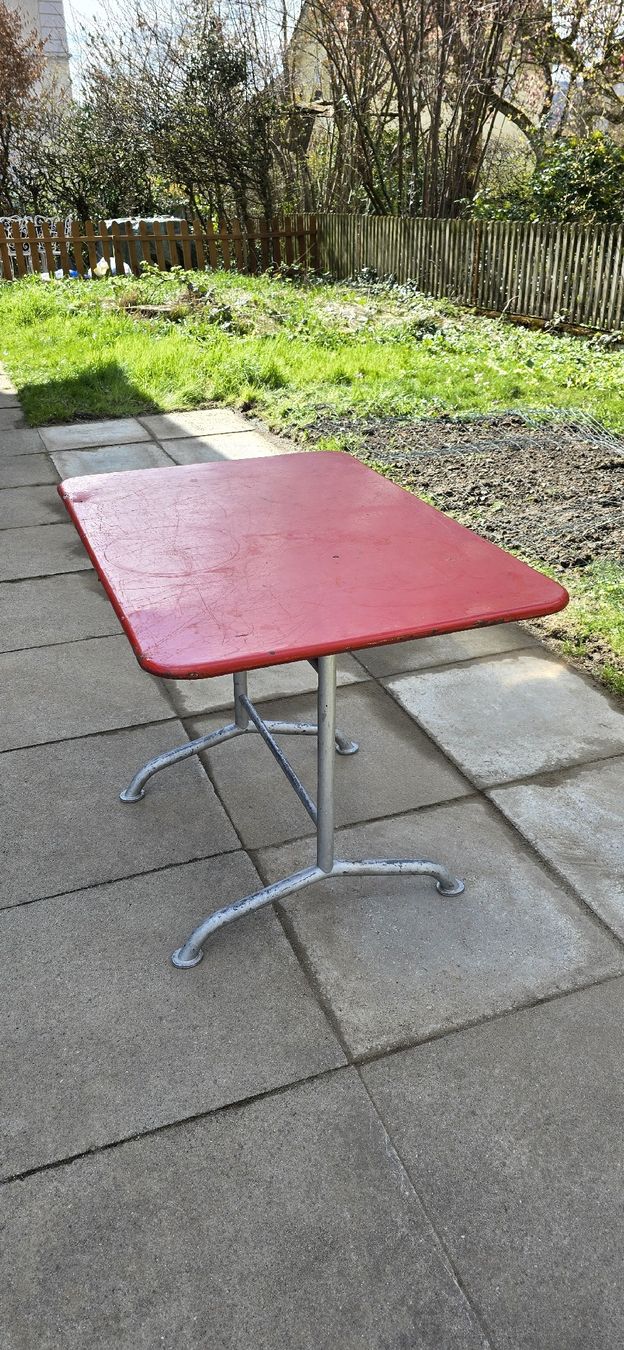 Bigla Tavoli: Gartentisch,  vintage Gartentisch,  Metalltisch – Usato da Zürich venduto da Reni8048