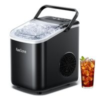 Eiswürfelmaschine 10kg/24h schwarz 1.2L
