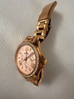 Fossil Damenuhr, Chrono, goldfarbig