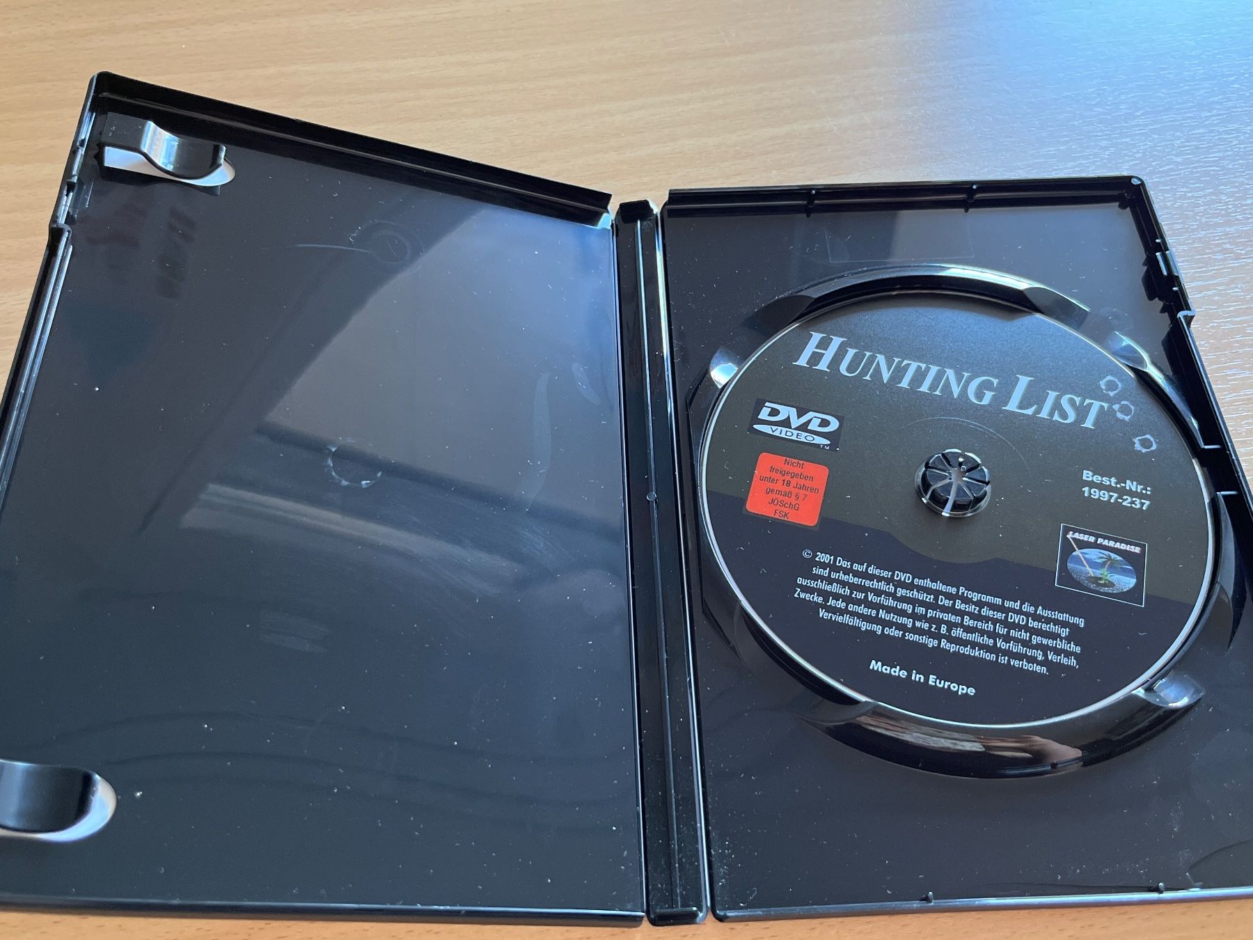 Alle DVDs: DVD - Hunting List, Eastern Edition, Hongkong – Gebraucht aus Luzern von Jiggy_8898 2