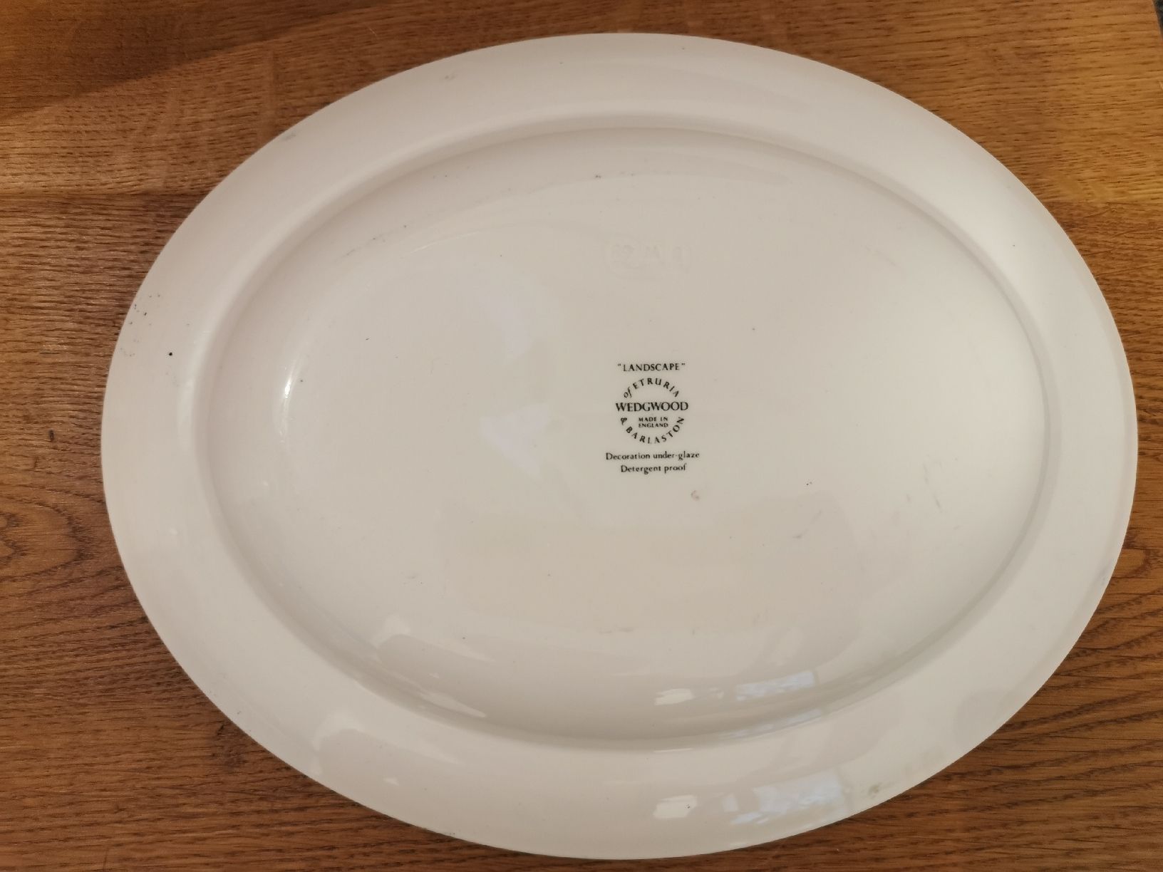 Wedgwood Servierplatten: Wedgwood "Landscape" Etruria servierteller oval 27cm  – Neu (gemäss Beschreibung) aus Hittnau von ettsas 3