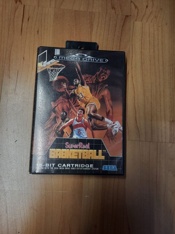 SUPER REAL BASKETBALL SEGA MEGADRIVE (MD) PAL-EURO (CARTRIDGE