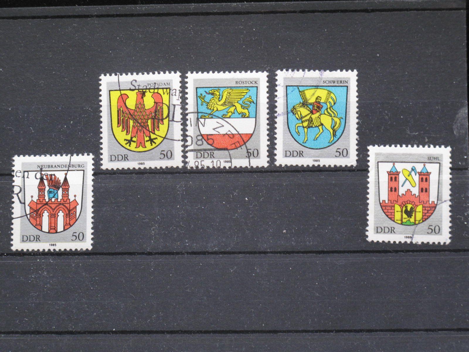 Alle Briefmarken: DDR 1985 Stadtwappen III gest. – Gebraucht aus Wil SG von fva01