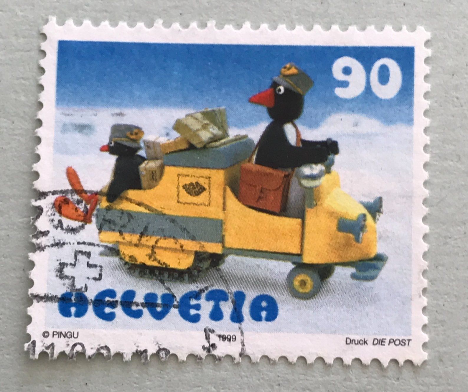 Tutti i francobolli: Nr.965 mit Stempel Papa Pingu  1999    – Usato da Aarau venduto da Billa007