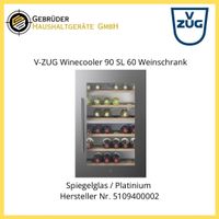V-ZUG Winecooler 90 SL 60 5109400002 Weinschrank Spiegelglas