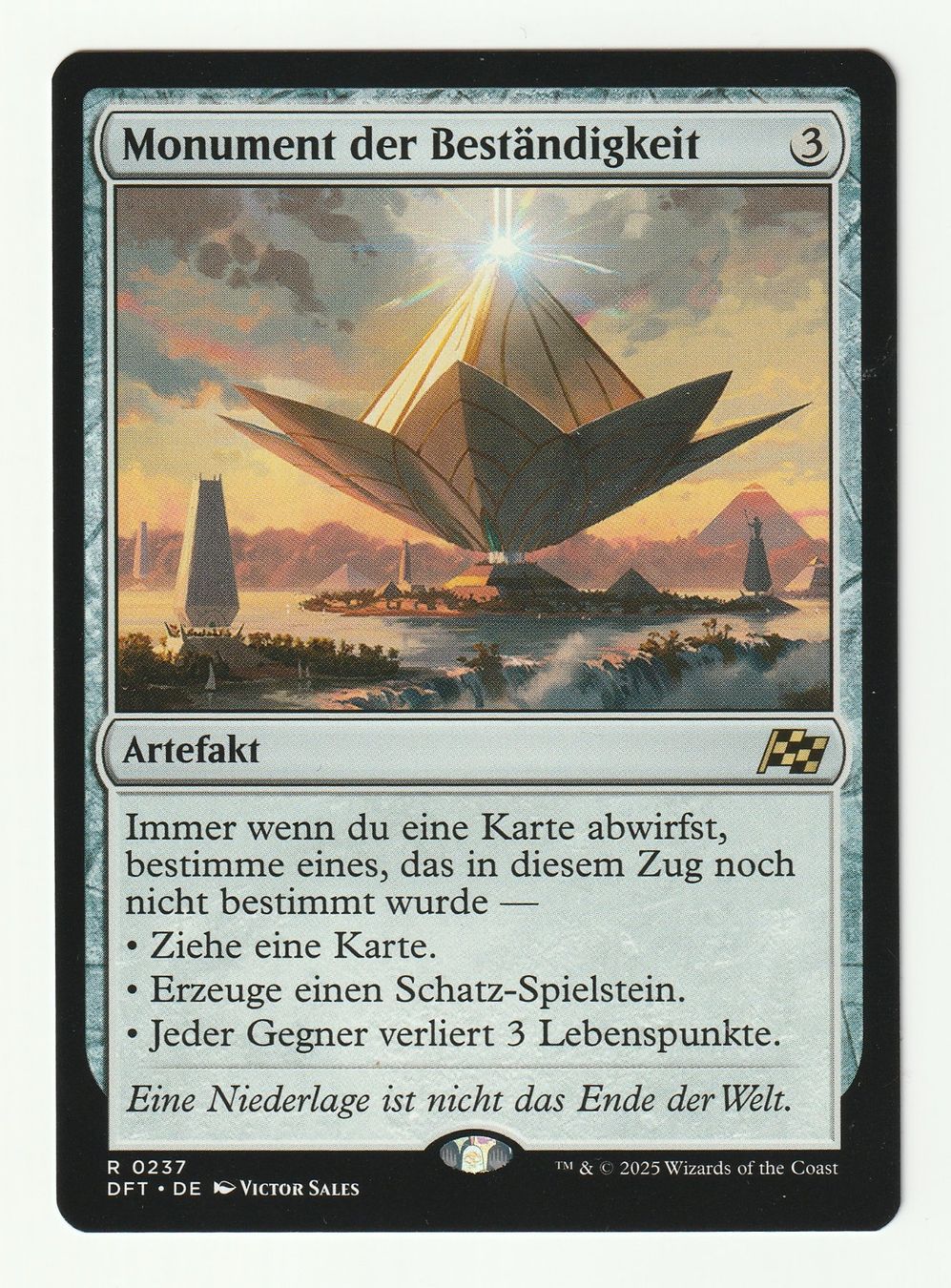 Magic The Gathering Sammelbilder & Trading cards: Monument der Beständigkeit - Magic the Gathering DE – Neu und originalverpackt aus Romainmôtier von Oaxaca9